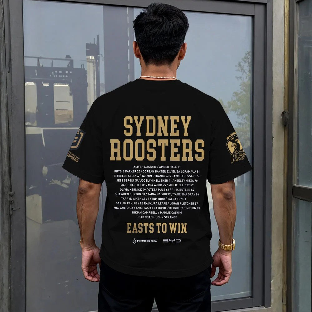 Sydney Roosters 2026 NRL Premiers 3D Apparel – MAITM15306