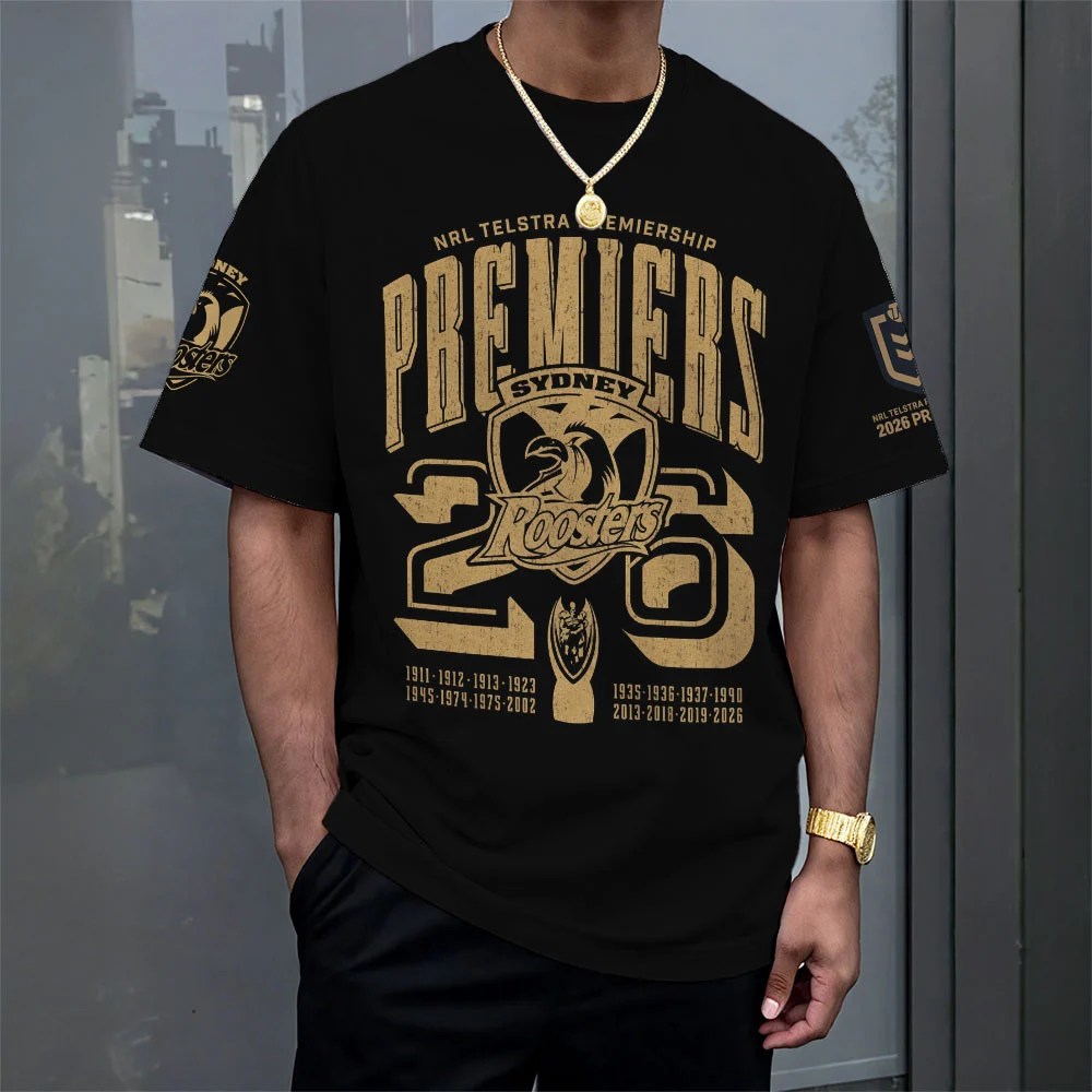 Sydney Roosters 2026 NRL Premiers 3D Apparel – MAITM15306