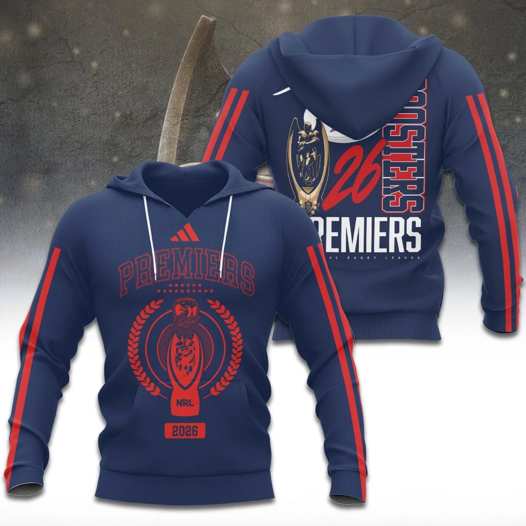 Sydney Roosters 2026 NRL Premiers 3D Apparel – TANTN26176