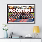 Sydney Roosters 2026 NRL Premiers Canvas With Inner Frame – TANTN25947