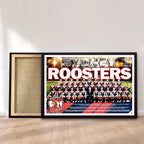 Sydney Roosters 2026 NRL Premiers Canvas With Inner Frame – TANTN25947
