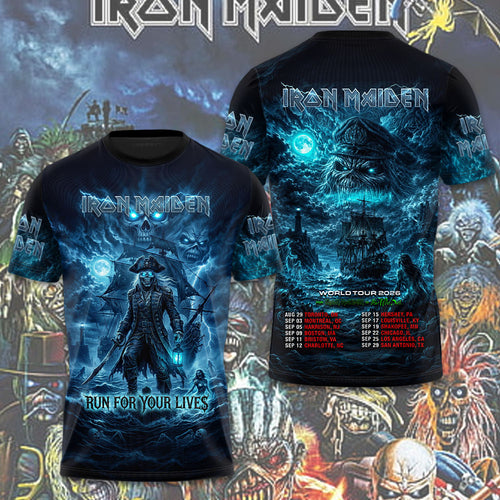 Iron Maiden 2026 World Tour 3D Apparel – TMTHU6538