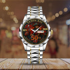 Tampa Bay Buccaneers 50th Anniversary 2025 Alloy Luxury Quartz Watch – TMTHU838