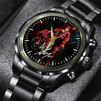 Ducati Lenovo Team x Marc Márquez Black Stainless Steel Watch – TANTN 11763