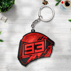 Marc Márquez Custom Shape 2-sided Keychain – TANTN 12025