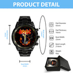AC/DC Black Stainless Steel Watch – TANTN 12282