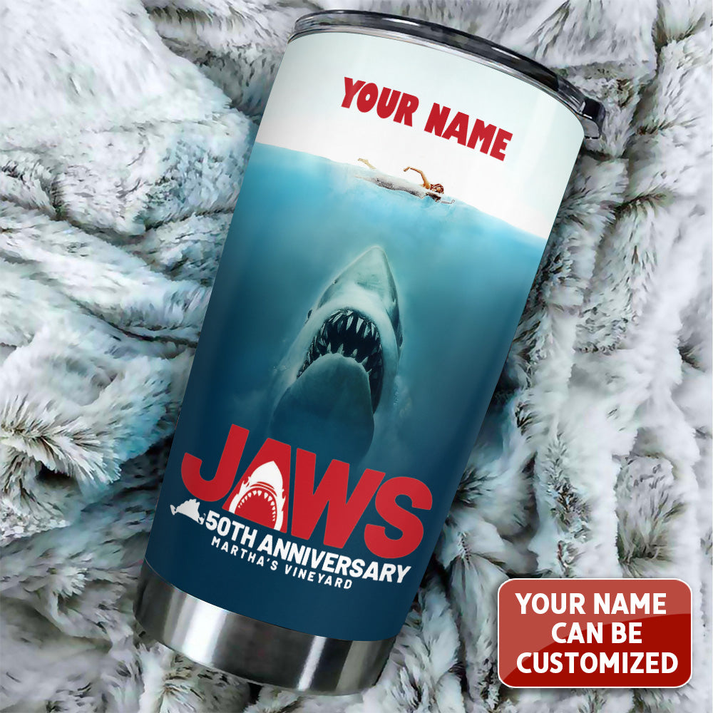 Personalized Jaws Tumbler Cup – TANTN 12359