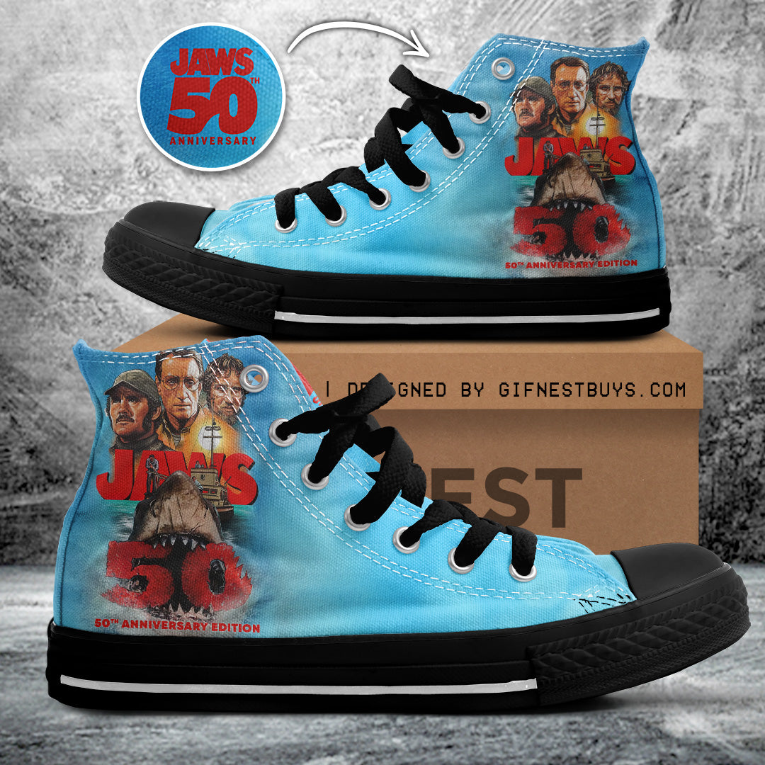 Jaws High Top Canvas Shoes – TANTN 12586