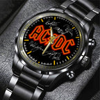 AC/DC Black Stainless Steel Watch – TANTN 13228