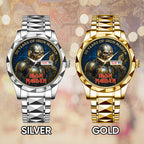 Iron Maiden Alloy Luxury Quartz Watch – TANTN 13769