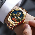 Iron Maiden Alloy Luxury Quartz Watch – TANTN 13769
