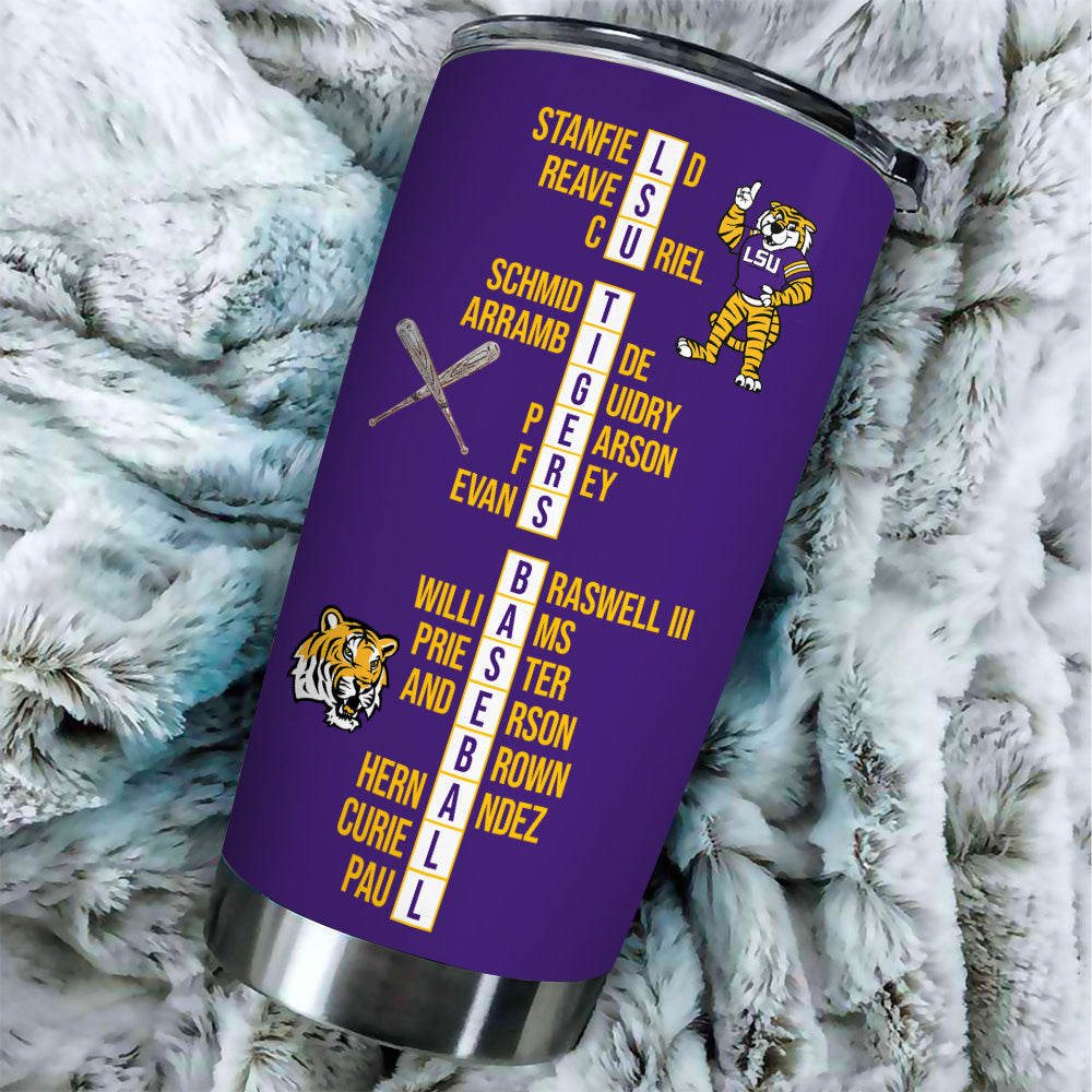 LSU Tigers Baseball Tumbler Cup – TANTN 13867