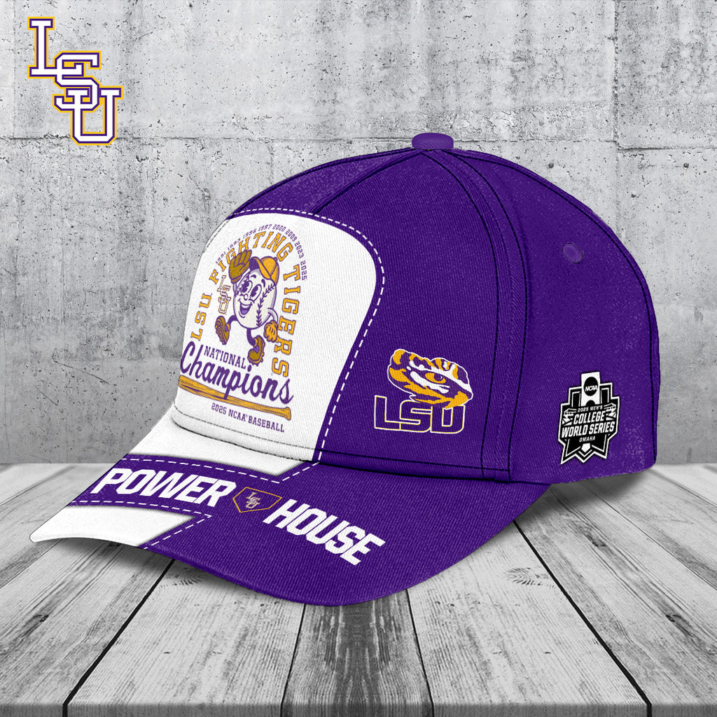 LSU Tigers Baseball 2025 National Champions Classic Cap – TANTN 14070