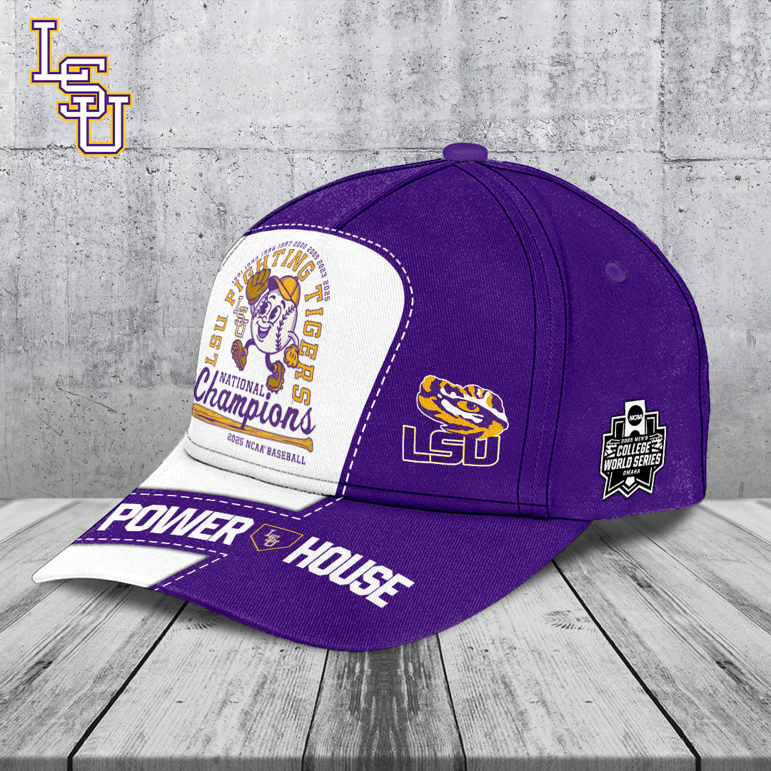 LSU Tigers Baseball 2025 National Champions Classic Cap – TANTN 14070