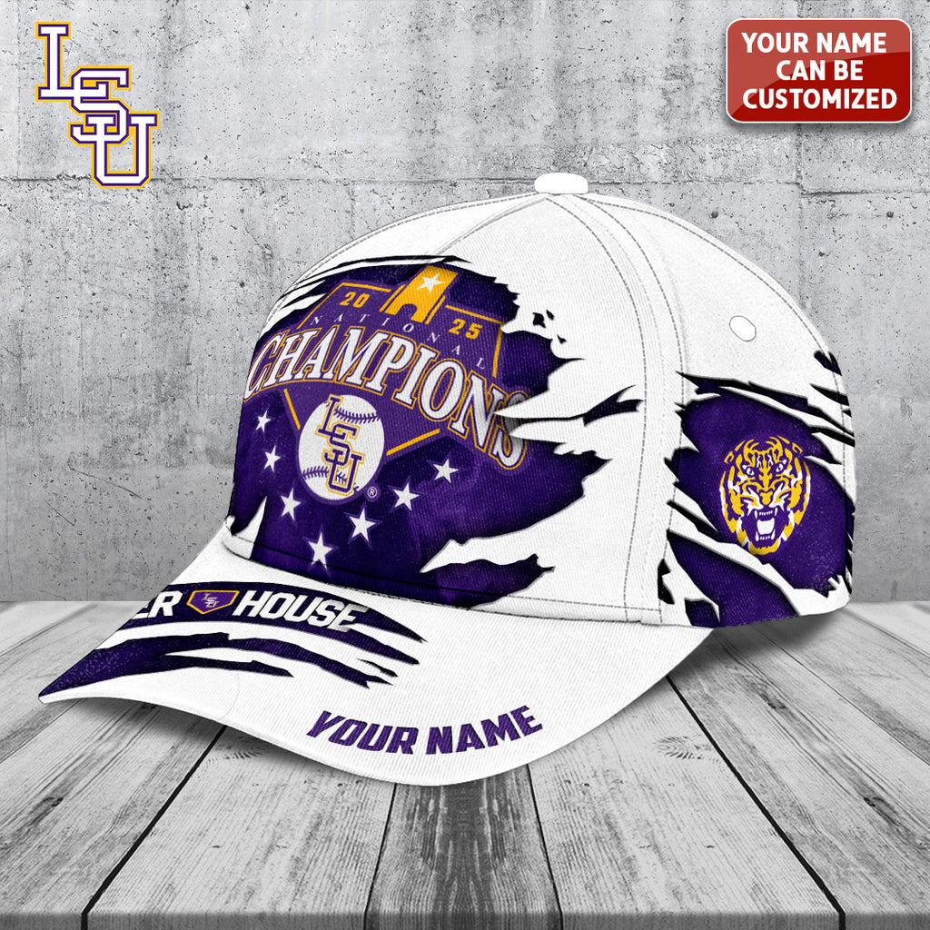Personalized LSU Tigers Baseball 2025 National Champions Classic Cap – TANTN 14101