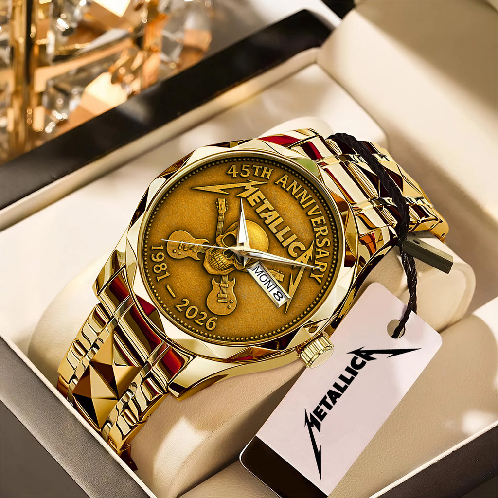 Metallica Alloy Luxury Quartz Watch – TANTN 14141