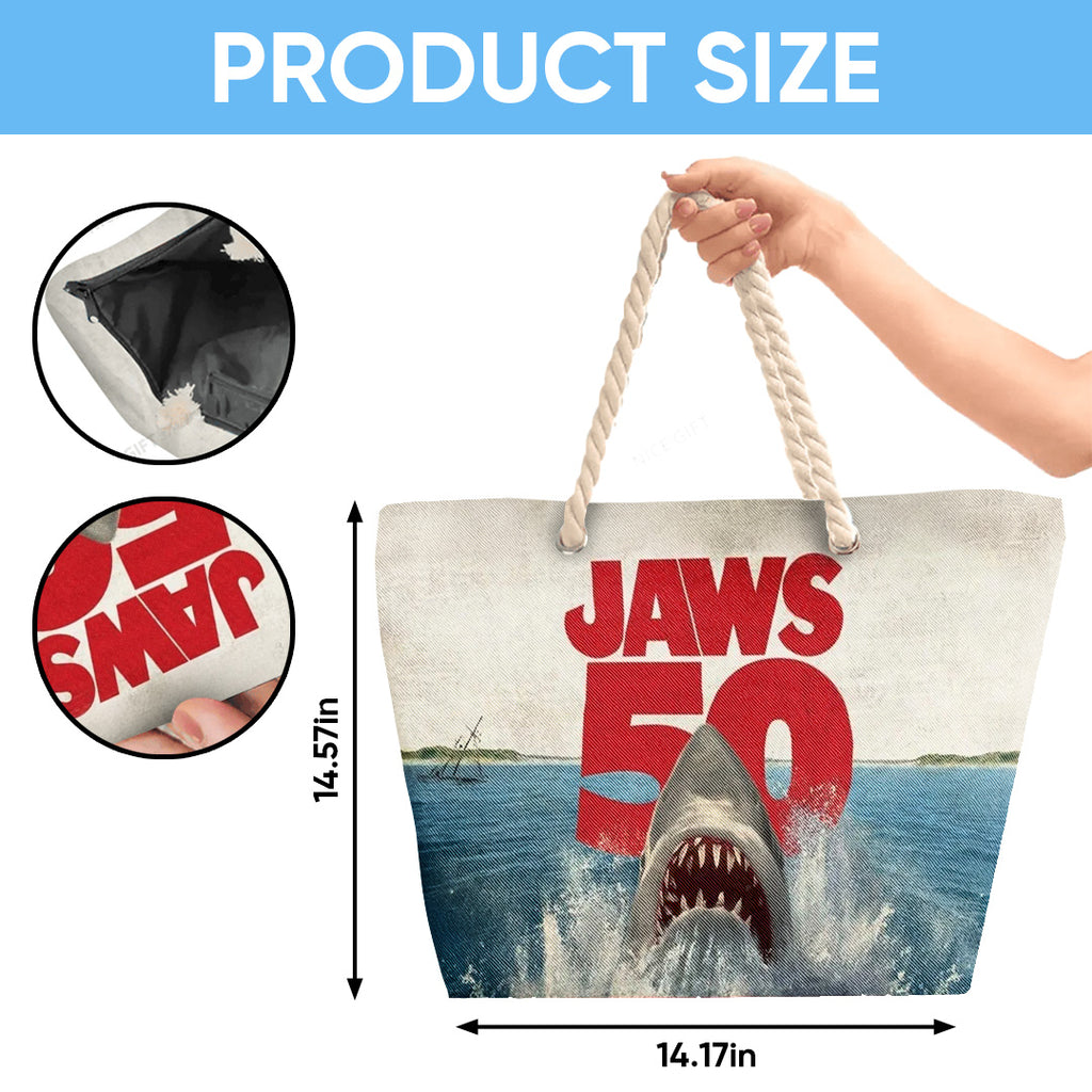 Jaws Hemp Rope Tote Bag – TANTN 14177