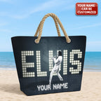 Personalized Elvis Presley Hemp Rope Tote Bag – TANTN 14242