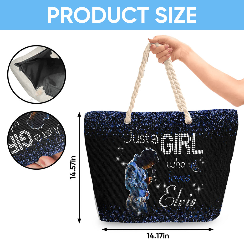Elvis Presley Hemp Rope Tote Bag – TANTN 14245