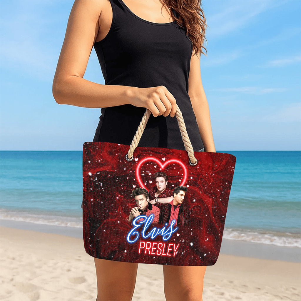 Elvis Presley Hemp Rope Tote Bag – TANTN 14246