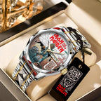 Iron Maiden Alloy Luxury Quartz Watch – TANTN 14333
