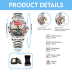 Iron Maiden Alloy Luxury Quartz Watch – TANTN 14333