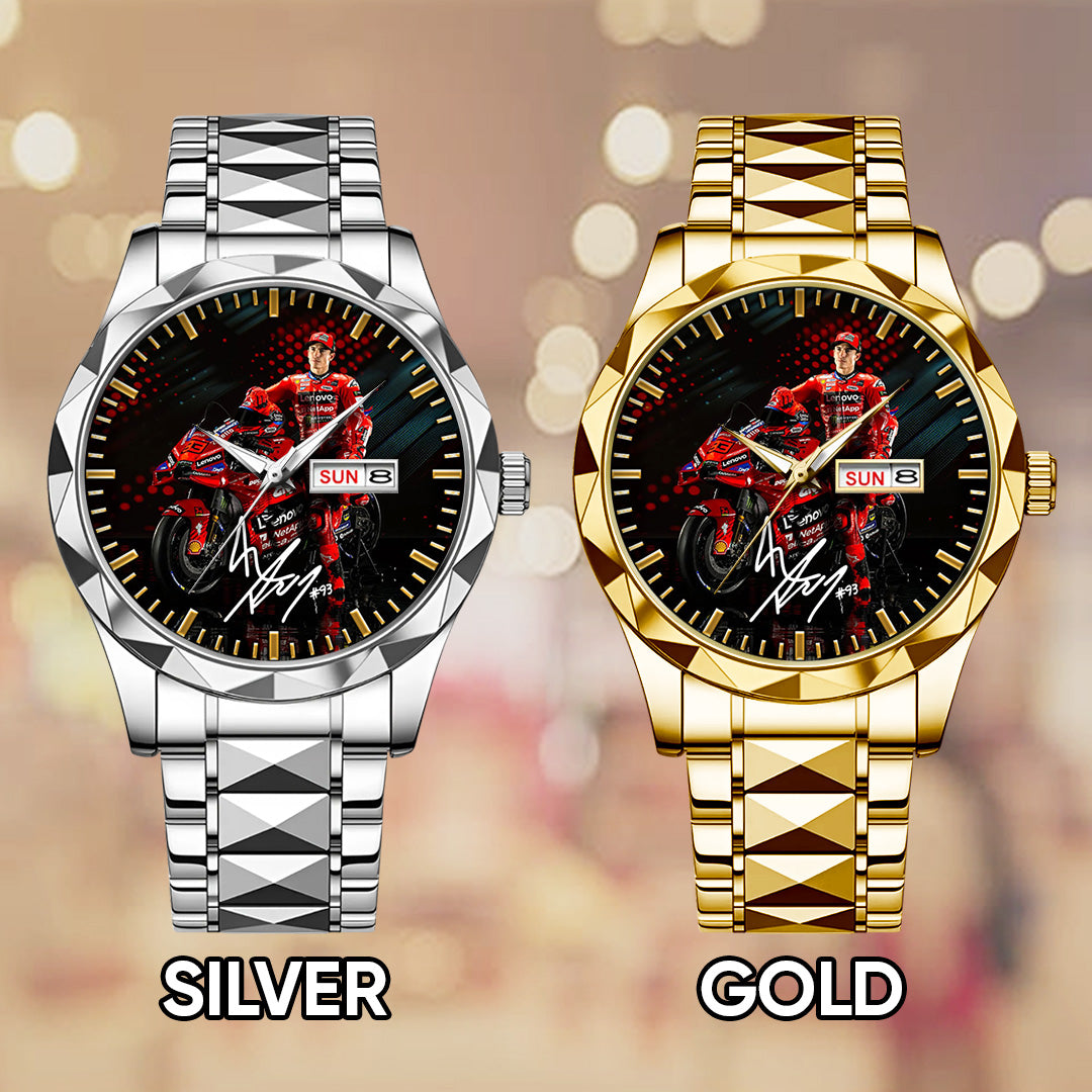 Ducati Lenovo Team x Marc Márquez Alloy Luxury Quartz Watch – TANTN 14510