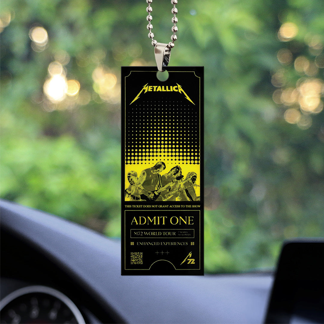 Metallica Custom Shape 2-sided Acrylic Car Ornament – TANTN 14614