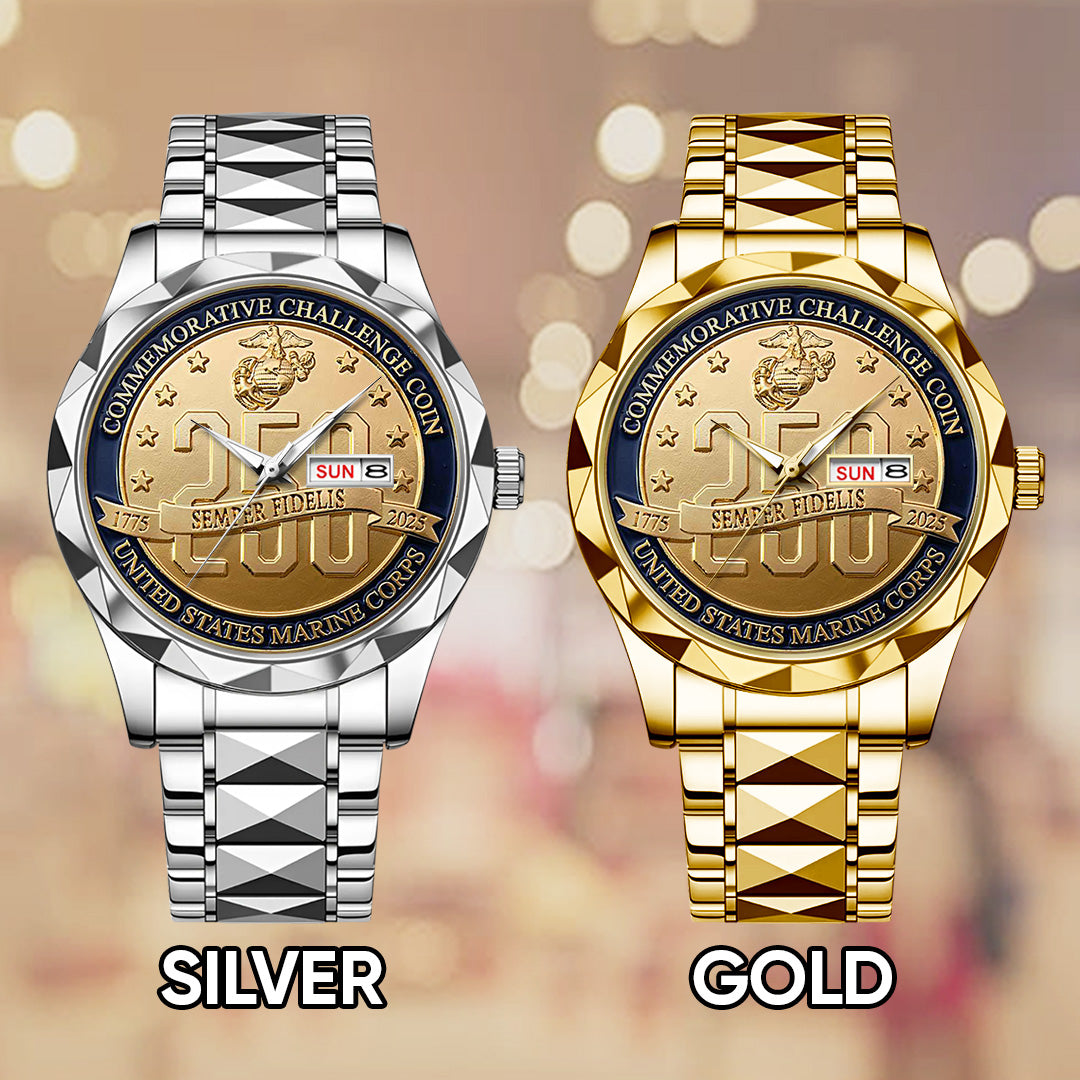 US Marine Corps Alloy Luxury Quartz Watch – TANTN 14617