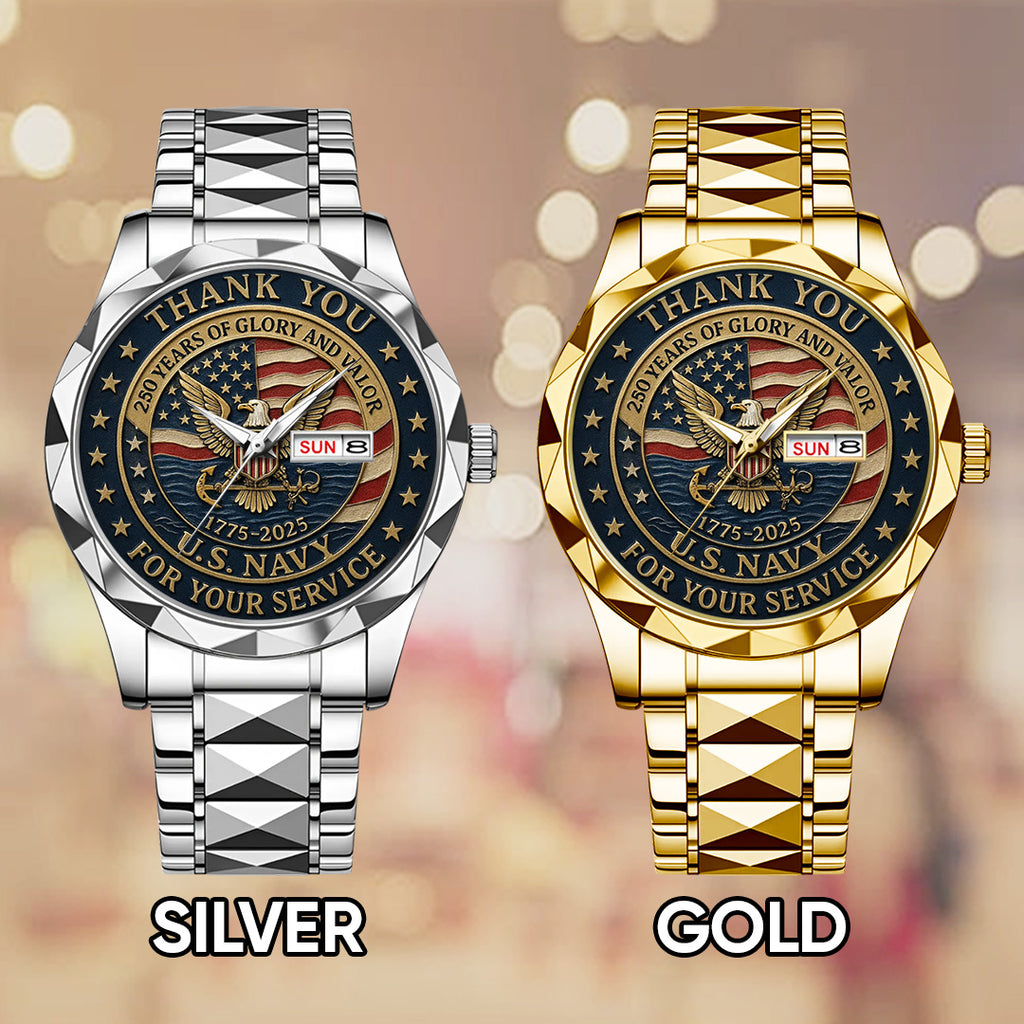 US Navy Alloy Luxury Quartz Watch – TANTN 14649