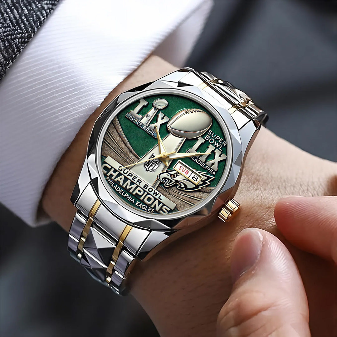 Philadelphia Eagles Alloy Luxury Quartz Watch – TANTN 14832