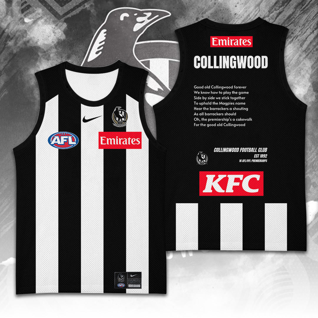 Collingwood FC Basketball Jersey – TANTN 15136
