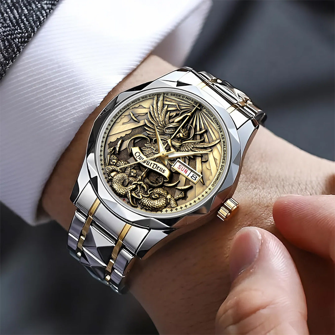 God Is Good Alloy Luxury Quartz Watch – TANTN 15187