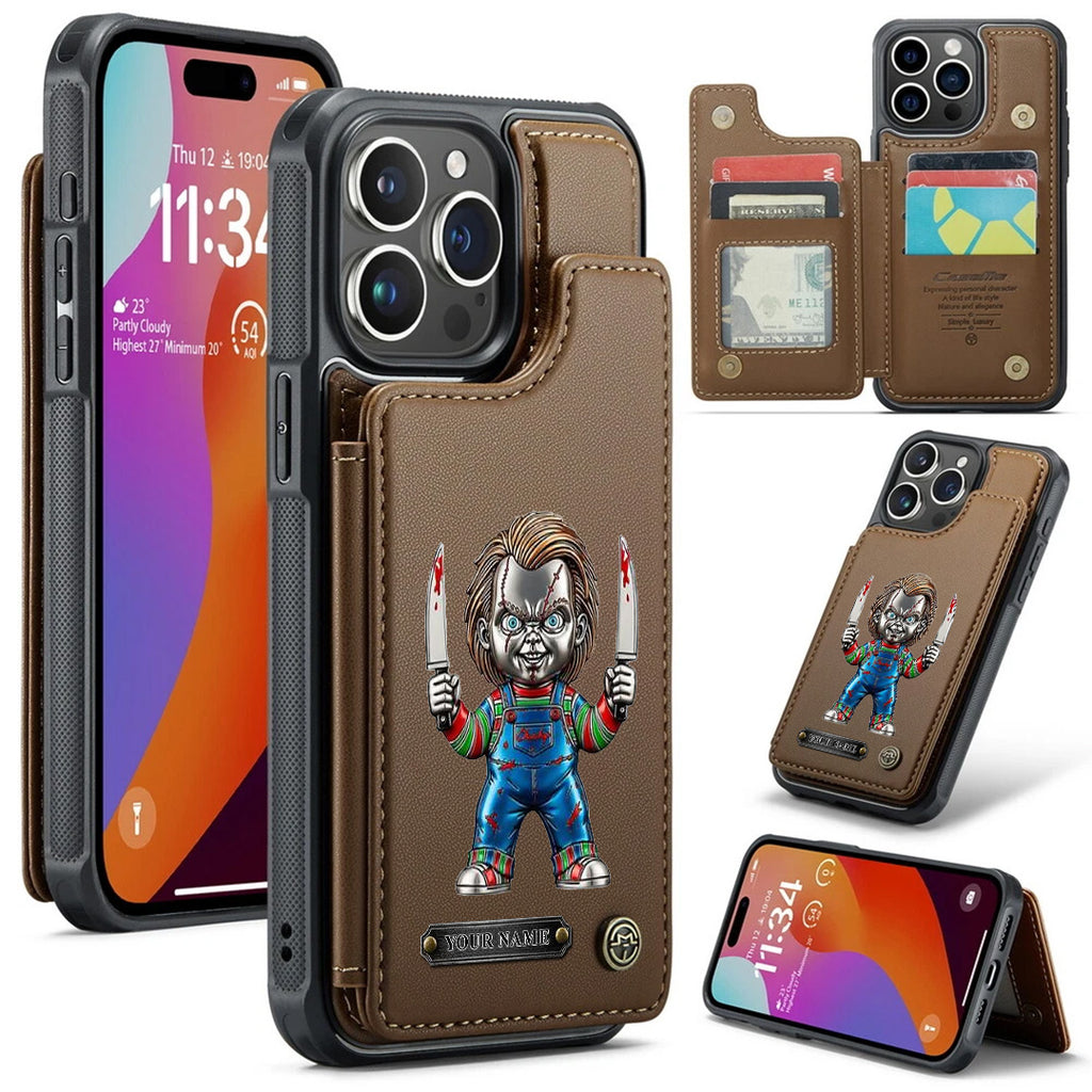 Personalized Chucky Leather Wallet Phone Case – TANTN15207