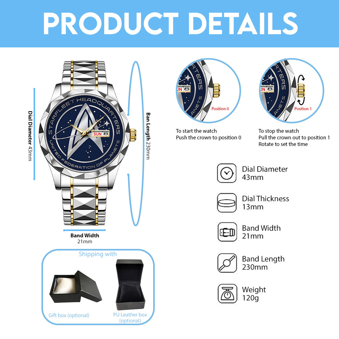 Star Trek Alloy Luxury Quartz Watch – TANTN15366