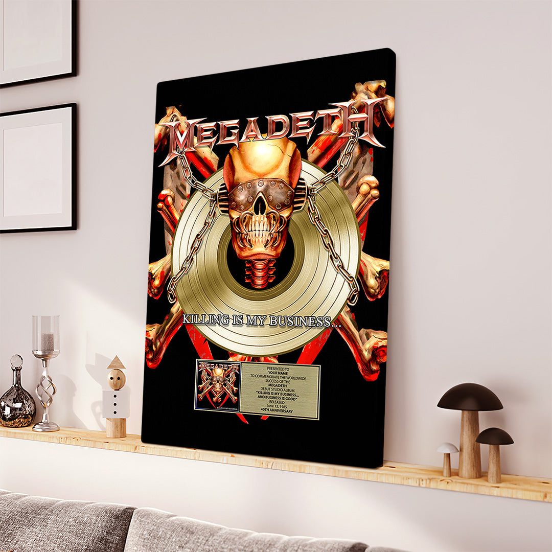 Megadeth Rectangle Canvas With Inner Frame – TANTN15422