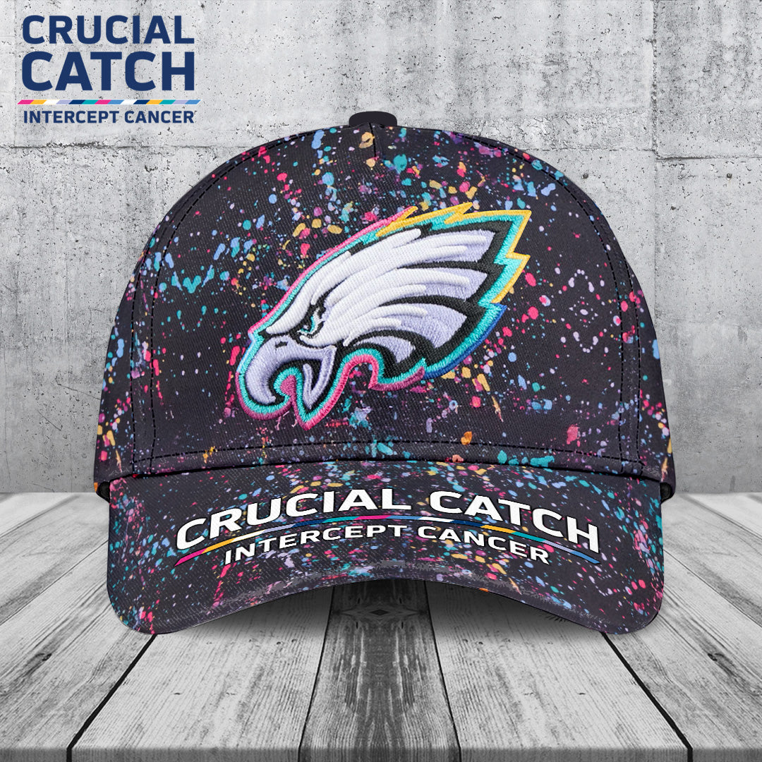 Philadelphia Eagles Crucial Catch 2025 Classic Cap – TANTN15507