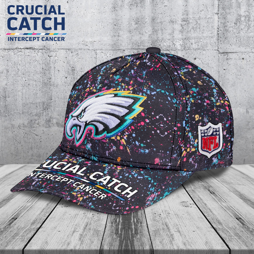 Philadelphia Eagles Crucial Catch 2025 Classic Cap – TANTN15507