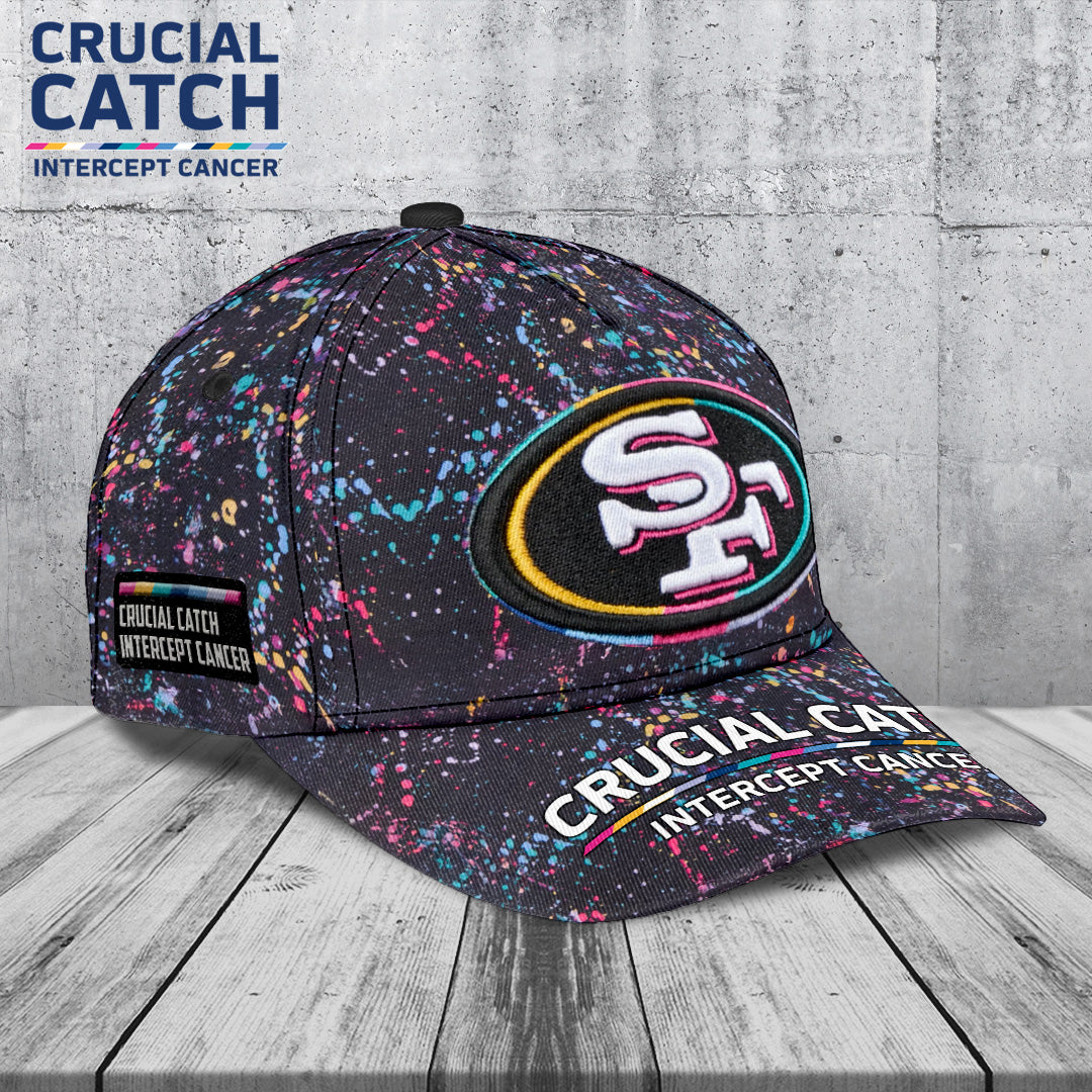 San Francisco 49ers Crucial Catch 2025 Classic Cap – TANTN15509