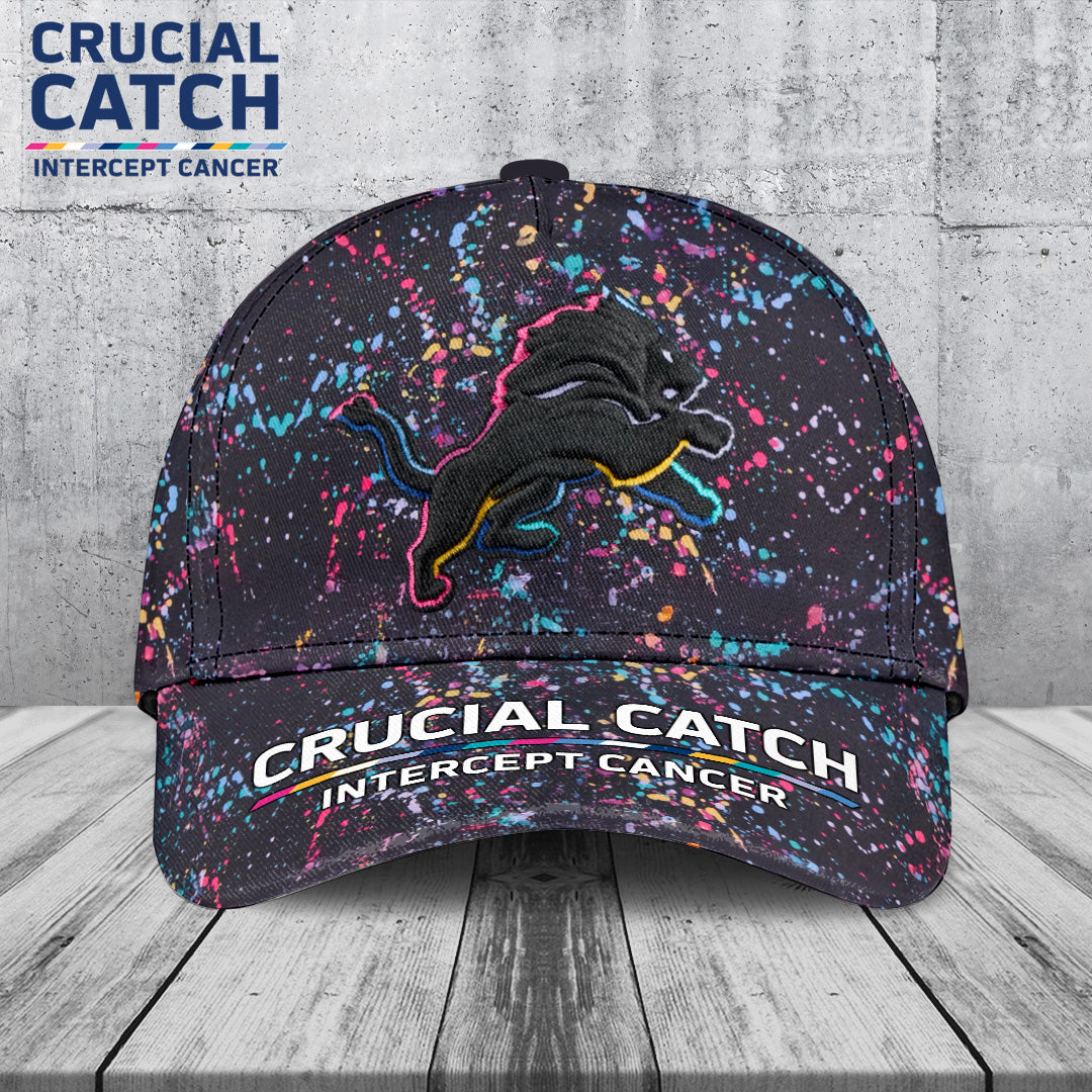 Detroit Lions Crucial Catch 2025 Classic Cap – TANTN15516