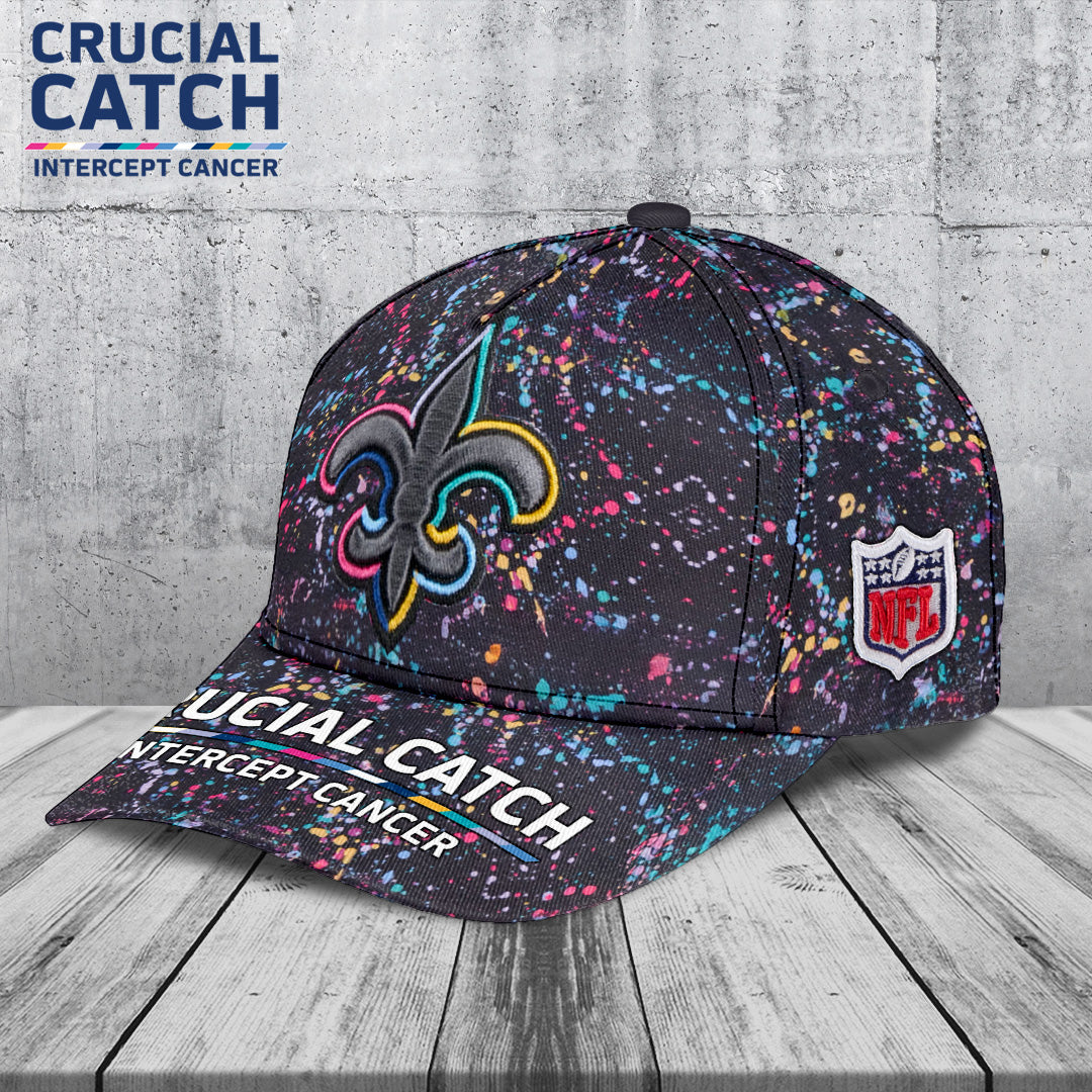 New Orleans Saints Crucial Catch 2025 Classic Cap – TANTN15533