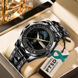 PTSD Awareness Veterans Alloy Luxury Quartz Watch – TANTN15626