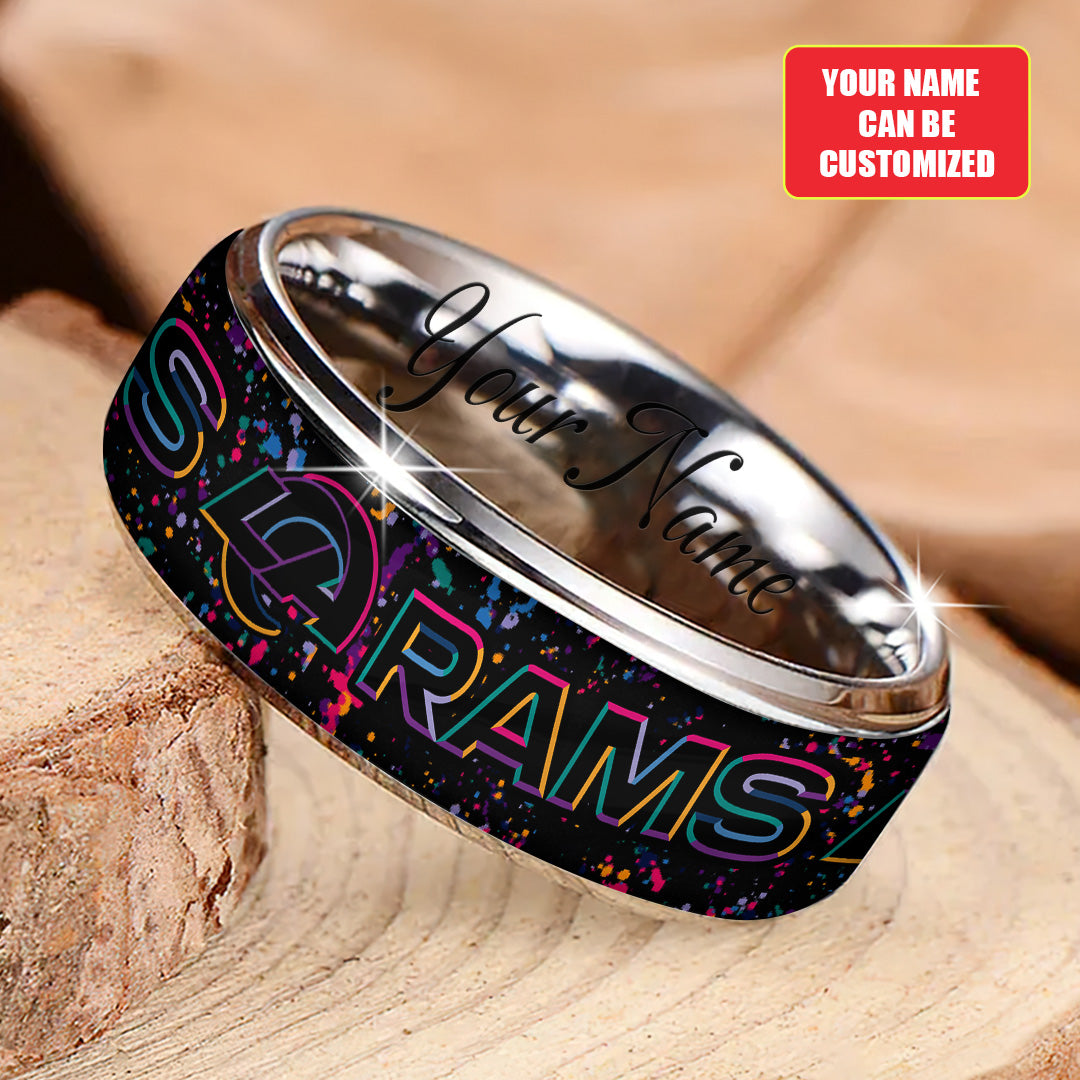 Personalized Los Angeles Rams Crucial Catch 2025 Custom Alloy Ring – TANTN15825