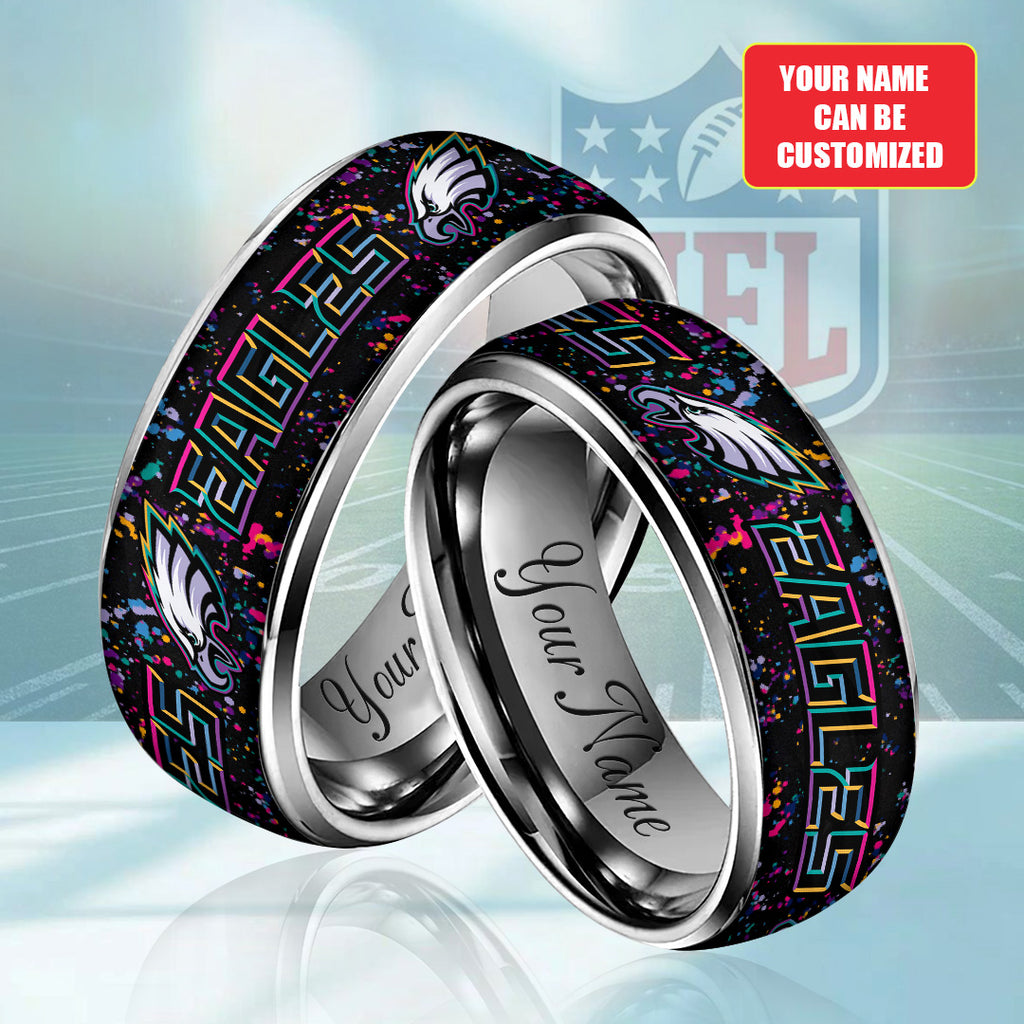 Personalized Philadelphia Eagles Crucial Catch 2025 Custom Alloy Ring – TANTN15833