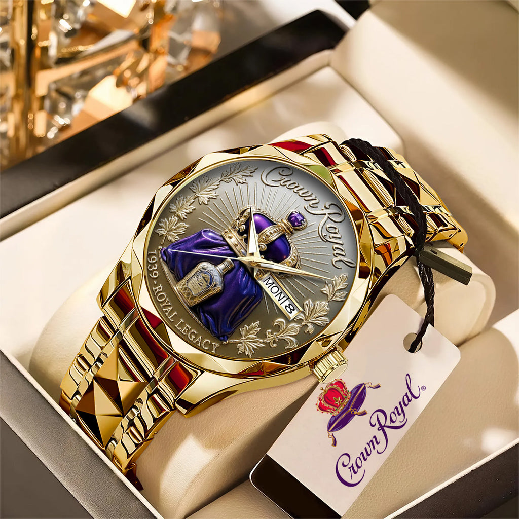 Crown Royal Alloy Luxury Quartz Watch – TANTN15866