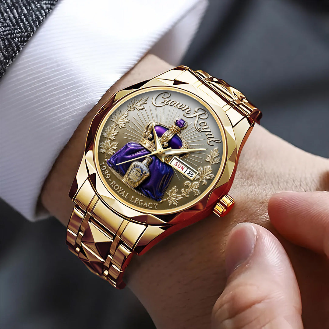 Crown Royal Alloy Luxury Quartz Watch – TANTN15866