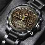 Harley Davidson Black Stainless Steel Watch – TANTN15870