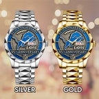 Detroit Lions 95th Anniversary 2025 Alloy Luxury Quartz Watch – TANTN15889
