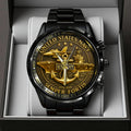 US Navy Black Stainless Steel Watch – TANTN15891