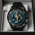 US Navy Black Stainless Steel Watch – TANTN15896